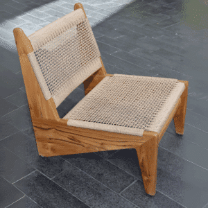 כורסא עץ טיק קלואי