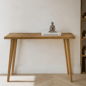 קונסולה עץ טיק ממוחזר