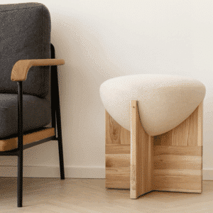 סטול עץ טיק מילו