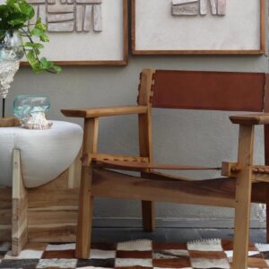 כורסא מעוצבת נפאל חום