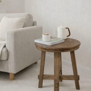 שרפרף עץ טיק - צבע אגוז