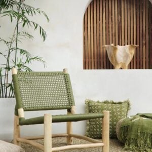 כורסאת אליס - ירוק זית